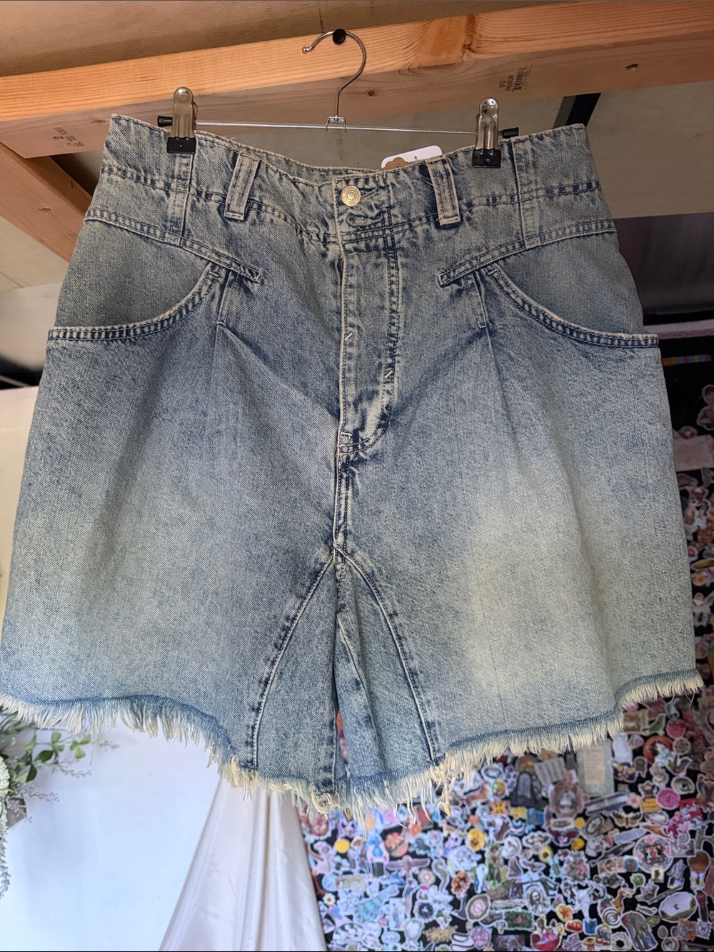 Women’s Light Wash Denim Shorts